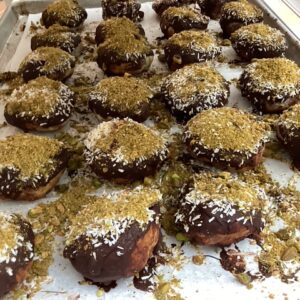 Dubai Chocolate Potato Knish