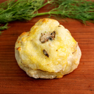 Wild Mushroom with Truffle Salt Potato Knish